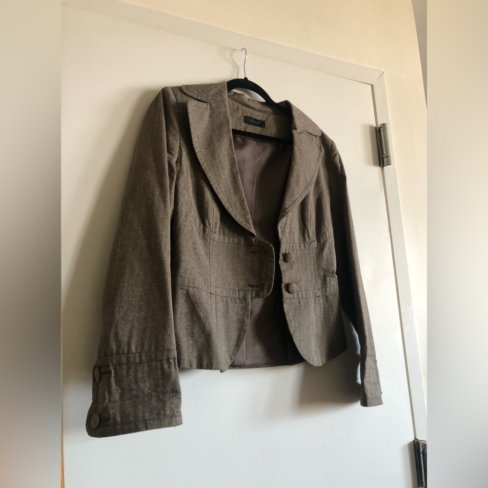 Vera Moda  Shortt 2 Button Bronze Brown Blazer